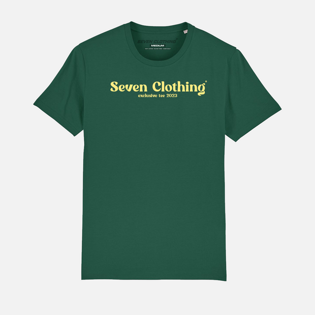 T-shirt Bottle green - SEVEN exclusive tee