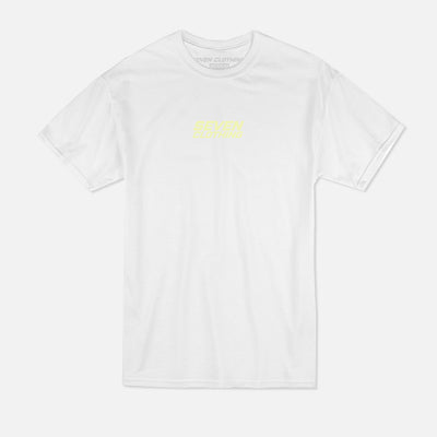 T-shirt Blanc - SEVEN CLOTHING Phosphorescent